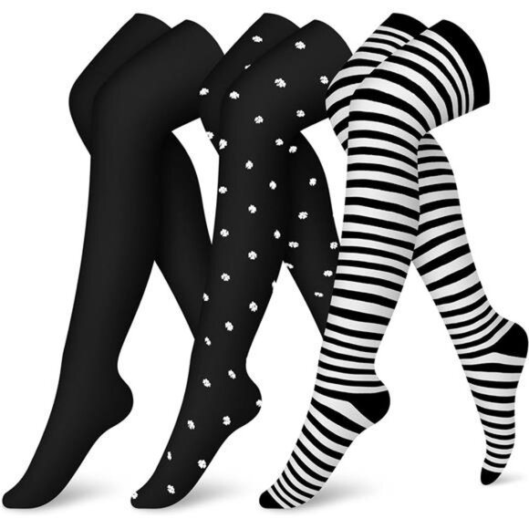 Compression Socks (3 Pairs) Knee High Compression Sock for Women & Men - Picture 1 of 8